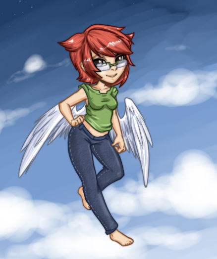 Winged girl