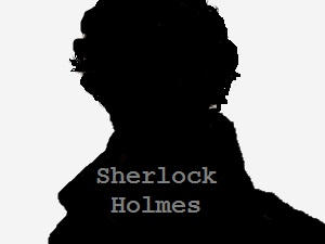 Silhouette of Sherlock