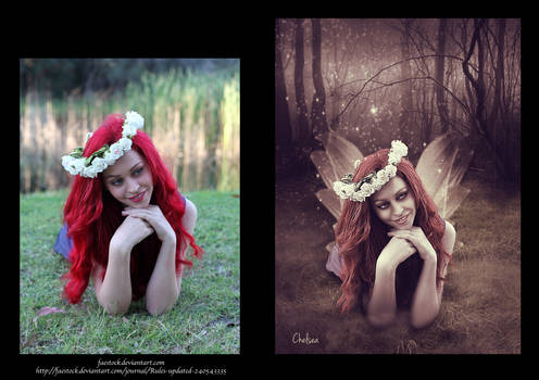 Before and After Fae Fairy