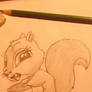 My cute squirrel drawing