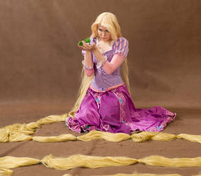 Rapunzel and Pascal