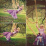 Rapunzel on a swing 1