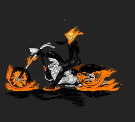 Ghost rider again in colour