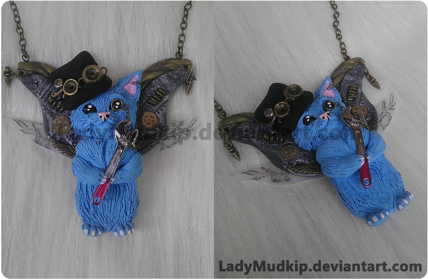 Steampunk Catbug Necklace (Bravest Warriors)