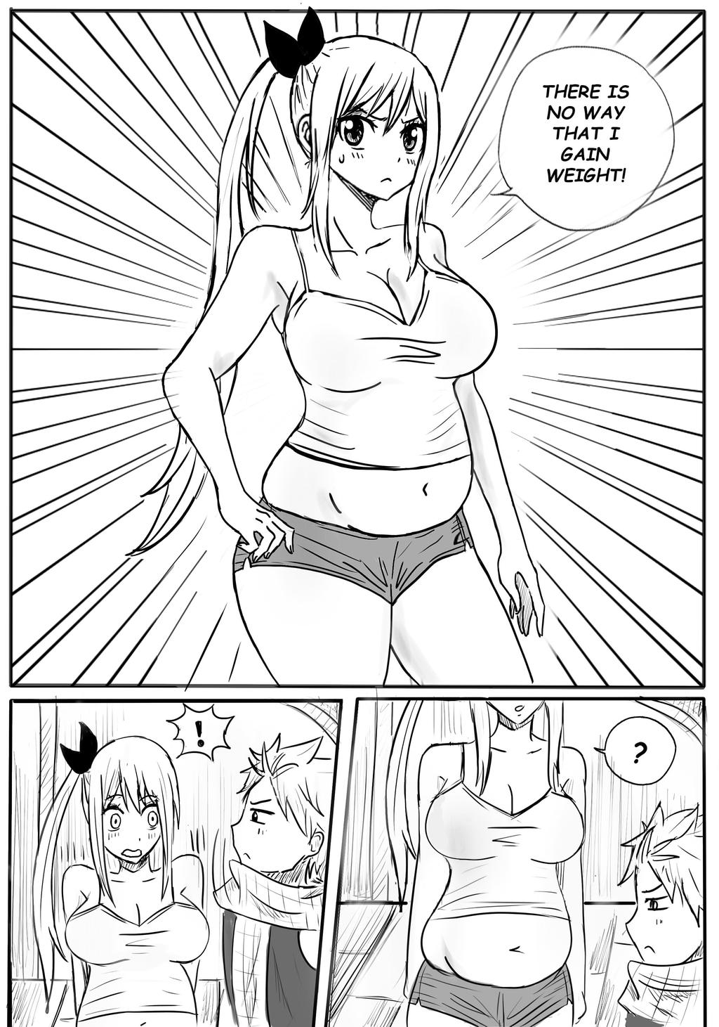 Fairy Tail Weight Gain Chapter Page 7 by bellywg on DeviantArt