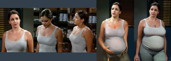 brooklyn 99 Amy Santiago weight gain