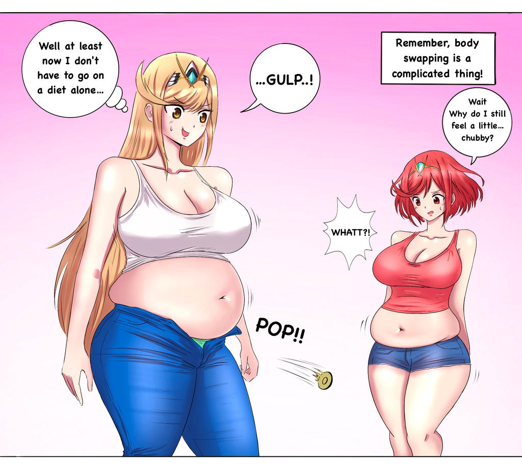 Pyra And Mythra Weight Gain Comics Part 4 By BellyWG On DeviantArt pyra-and-mythra-weight-gain-comics-part-4-by-bellywg-on-deviantart