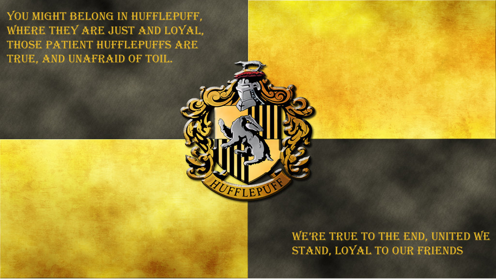 Hufflepuff Background by Silv3r8901 on DeviantArt