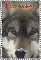 i love wolves stamp by ohpertt