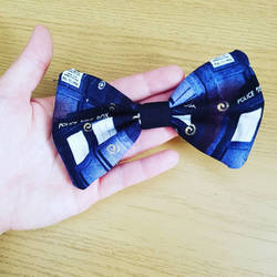 Dr Who Tardis Hair Bow