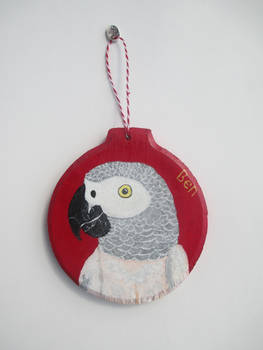 African Grey Ornament