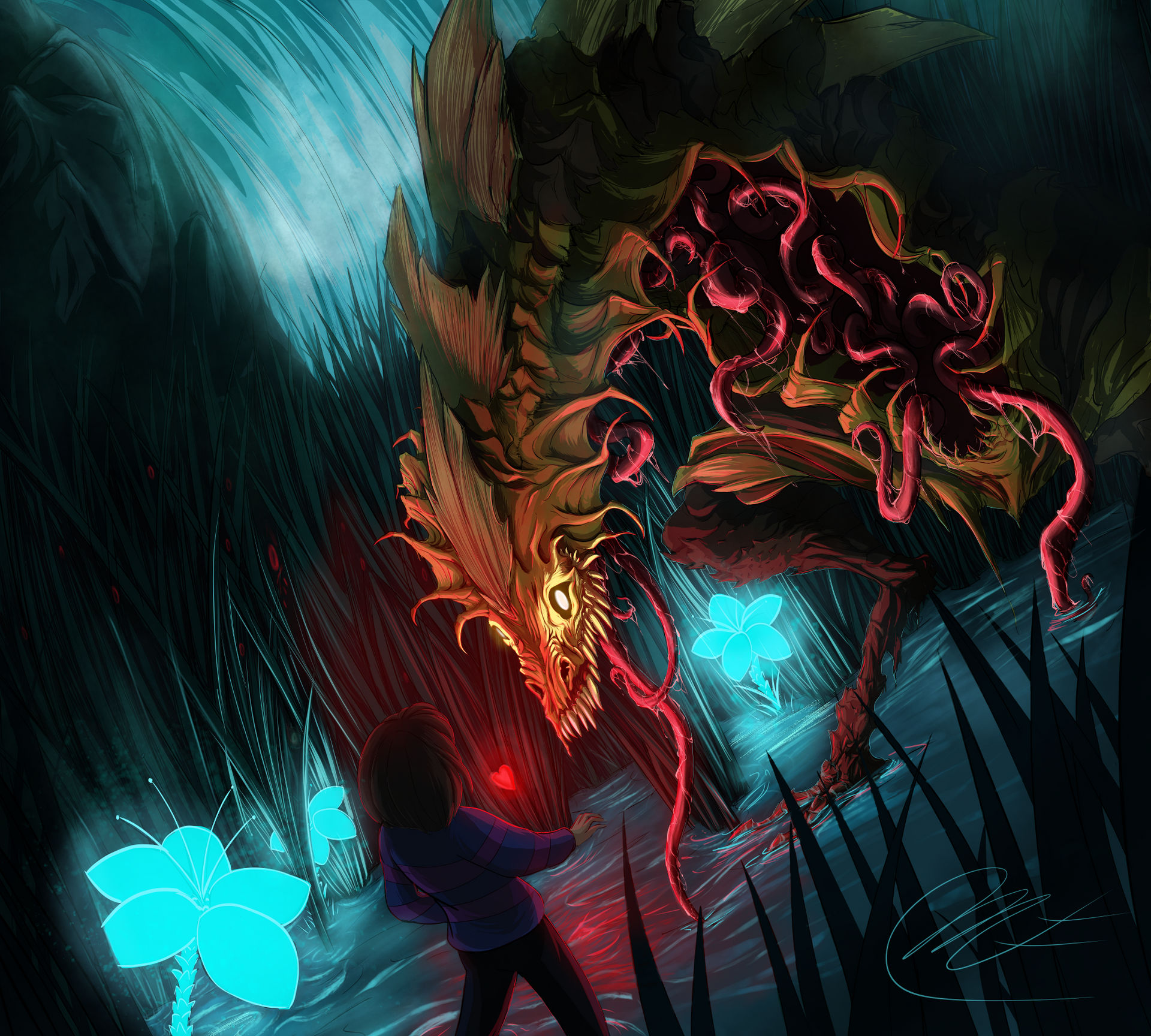 Undertale/Eldentale - Monster Kid Encounter by Mables-Fables on DeviantArt