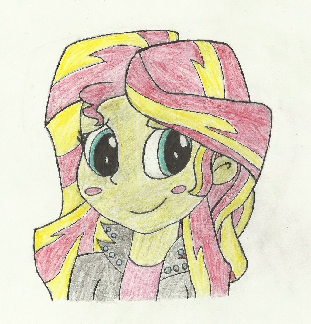 Sunset Shimmer (blushing)