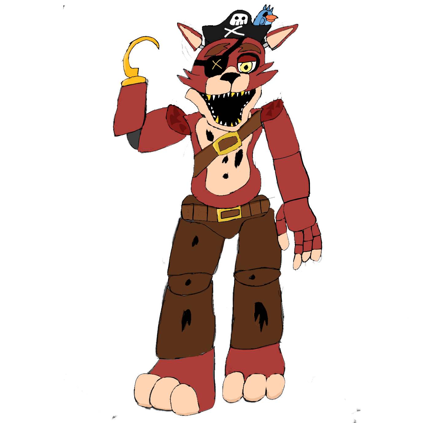 Foxy The pirate fox by slendytubbies2d on DeviantArt