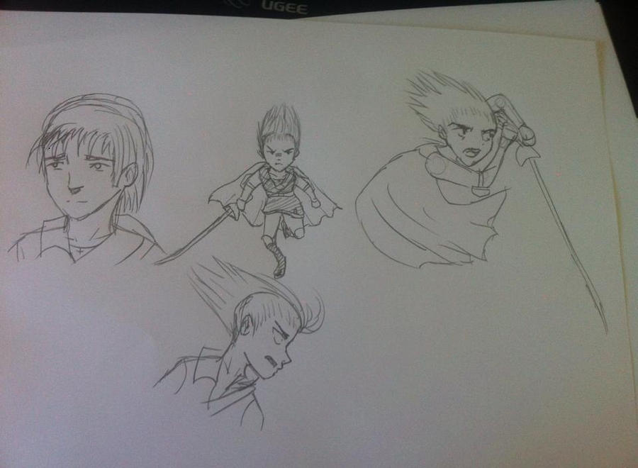 Random Hero Sketches by BenPlus on DeviantArt