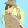 The11th Doctor with his Stetson