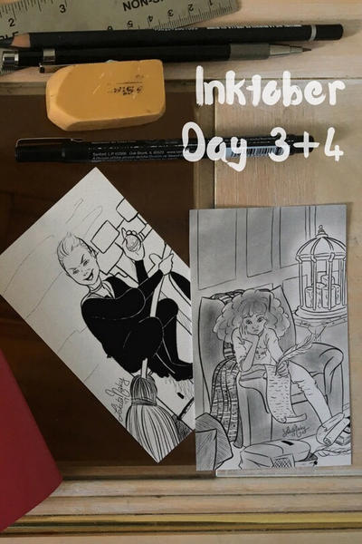 Inktober 3+4