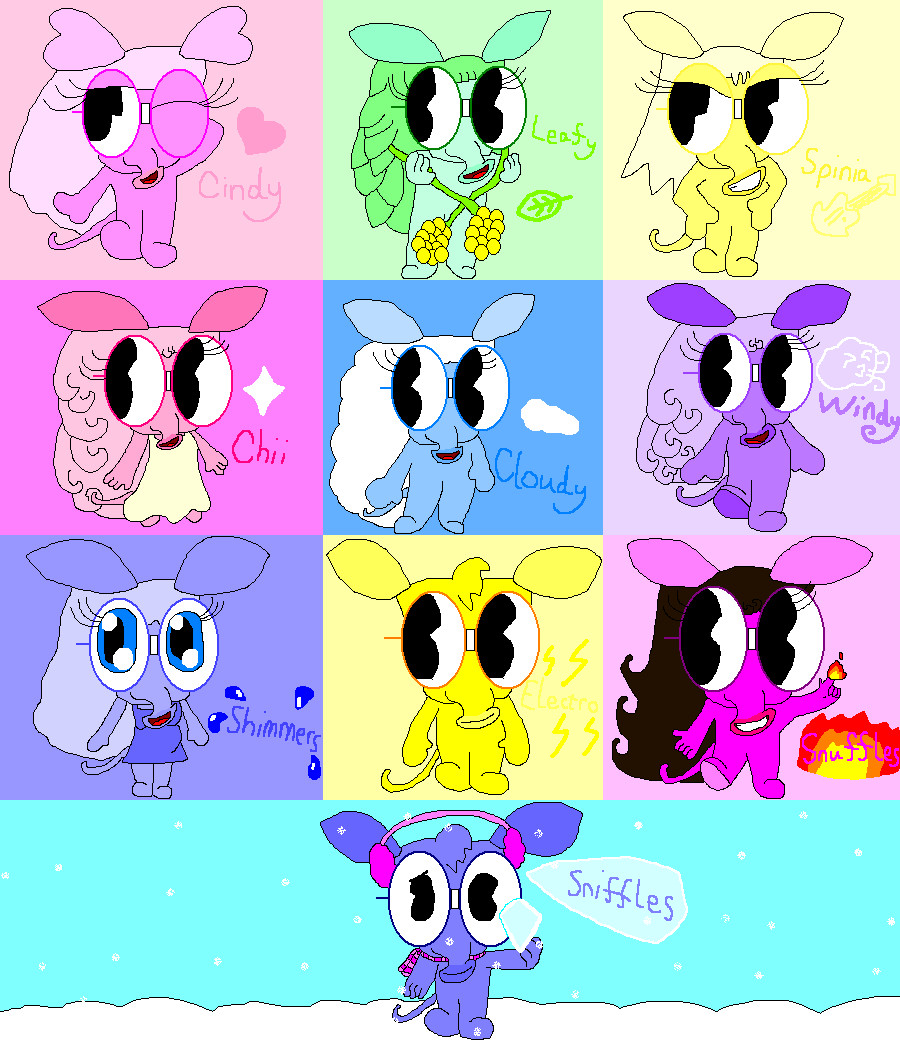 The Anteater Dectuplets by Kathreena on DeviantArt