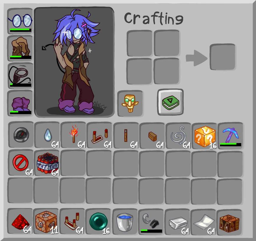 Minecraft Inventory (Original Template: SH_4RK) by ScreenColor on ...