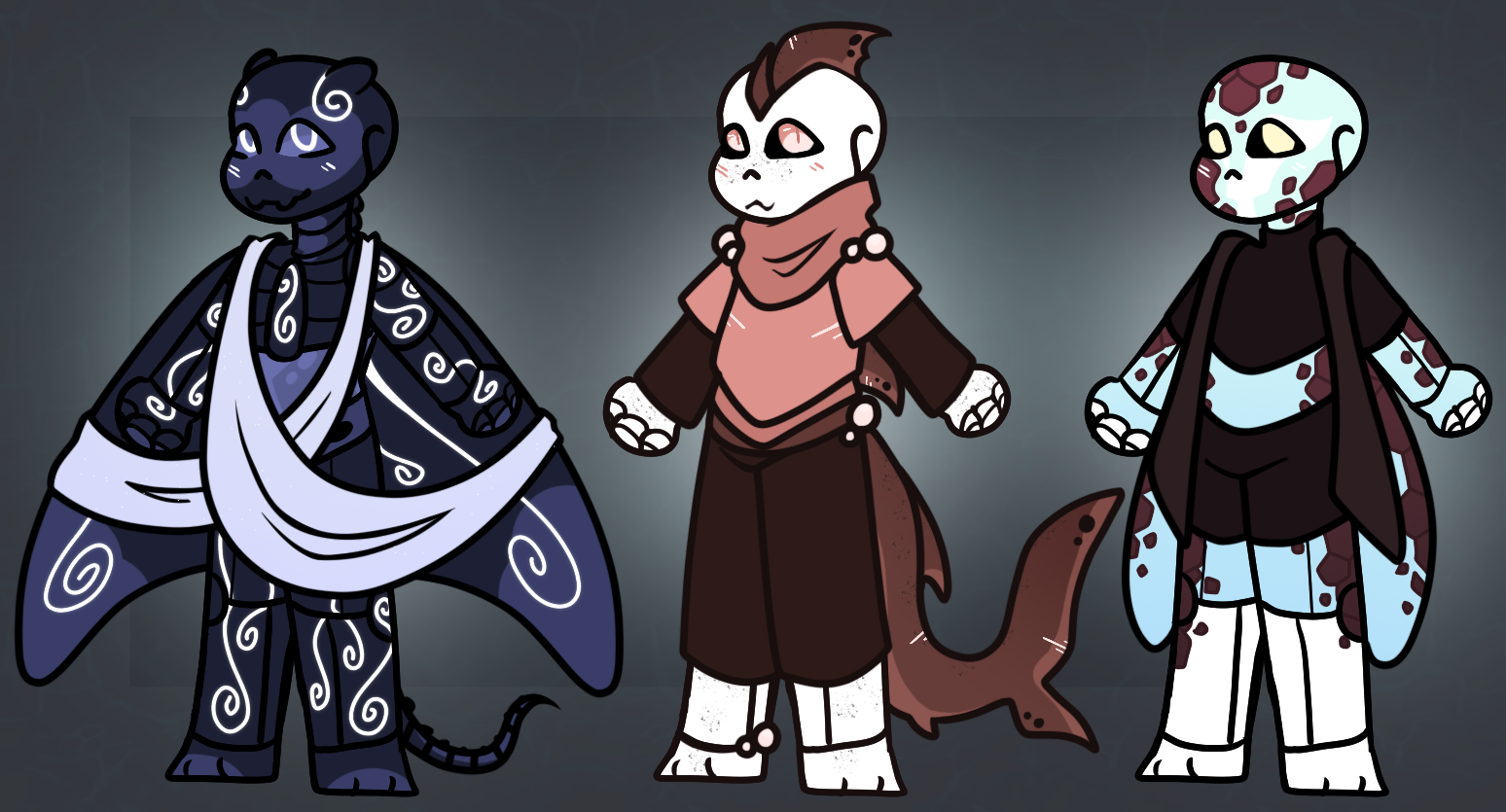 Animal Skeletons (PART2) OTA CLOSED by KurilianCharlie on DeviantArt