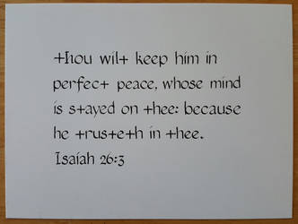 Perfect Peace from Trust