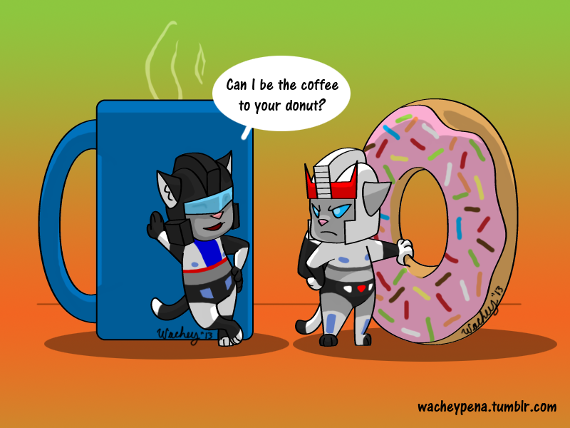 Jazz Coffee and Prowl Donut