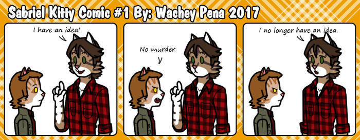 Sabriel Kitty Comic 1