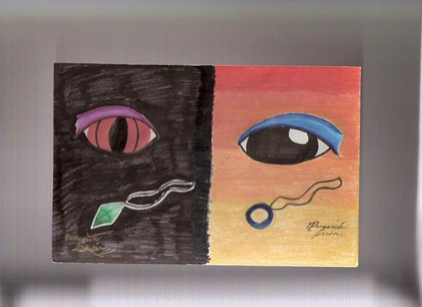 Duality with in and out by twisted-ember-roses on DeviantArt