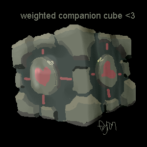 weighted companion cube