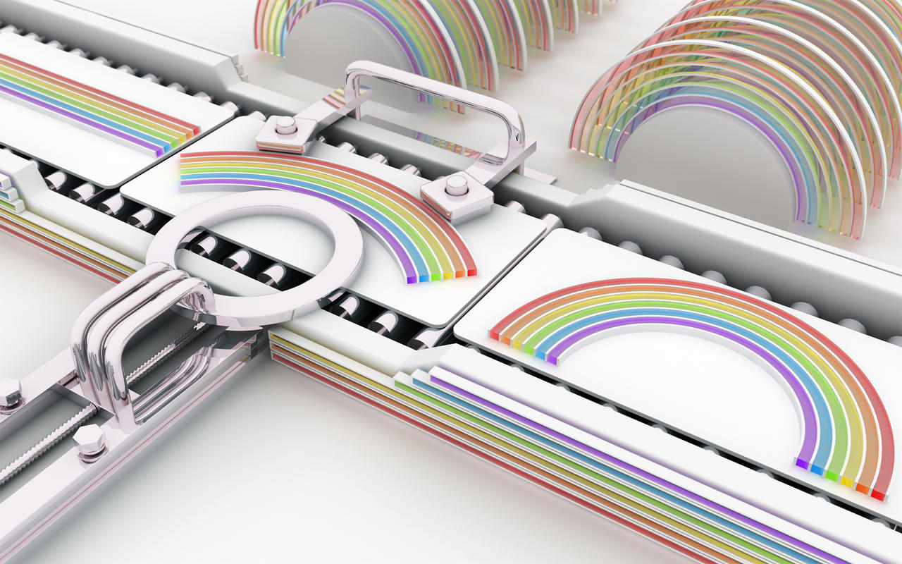 Making rainbows
