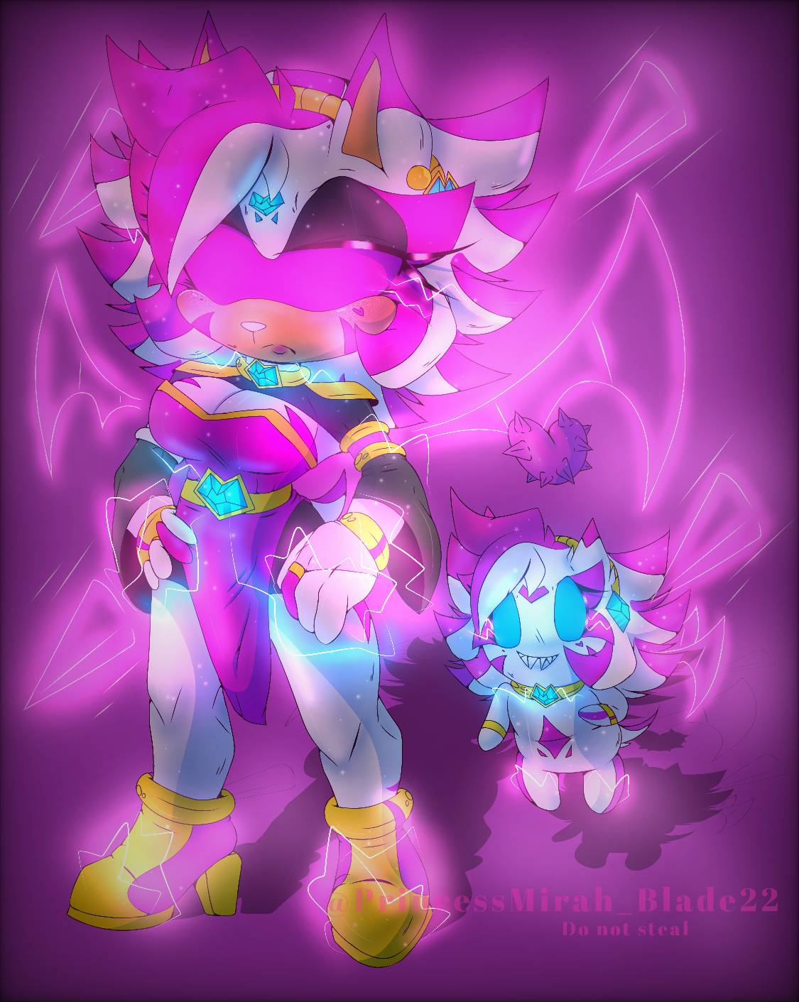 Princess Mirah Blade update (Dark Lightning form) by Bladewarrior2020 on  DeviantArt