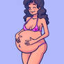 Commission - Pregnant Gabriella