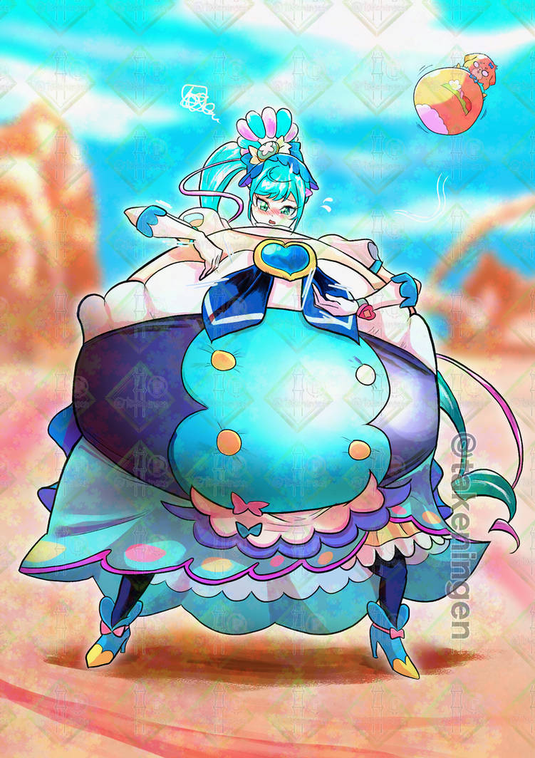 Precure Inflation CureSpicy-inflation by Takehuman on DeviantArt