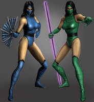 Kitana and Jade MK2