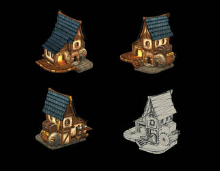 Steampunk house 1