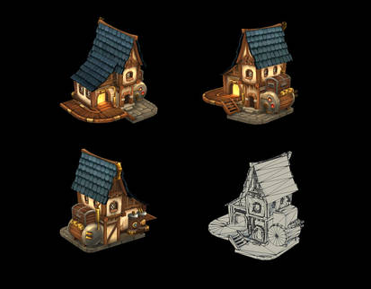 Steampunk house 1