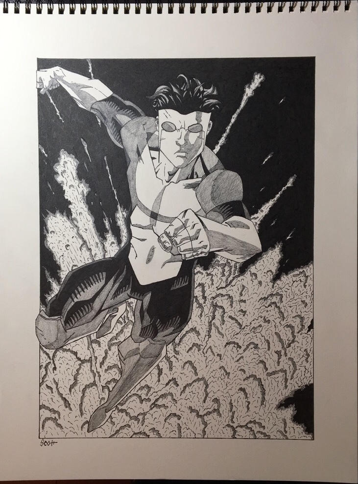 Invincible Drawing and Ink by SouthpawDoodles on DeviantArt