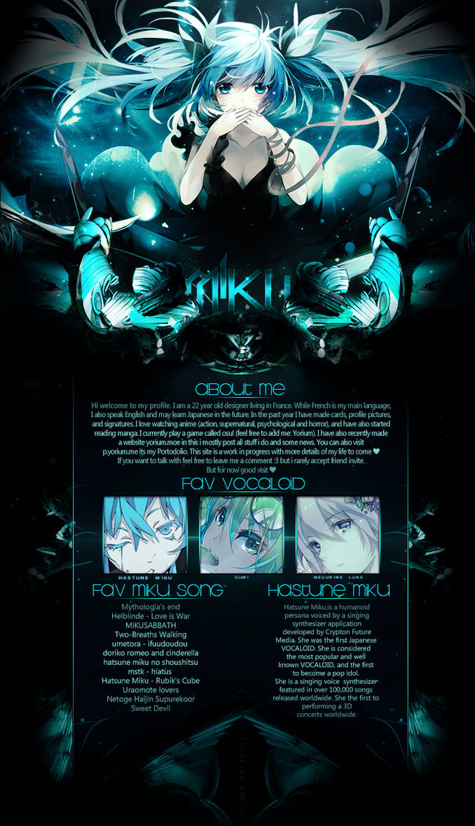 Miku Layout Miku Layout by yorium on DeviantArt
