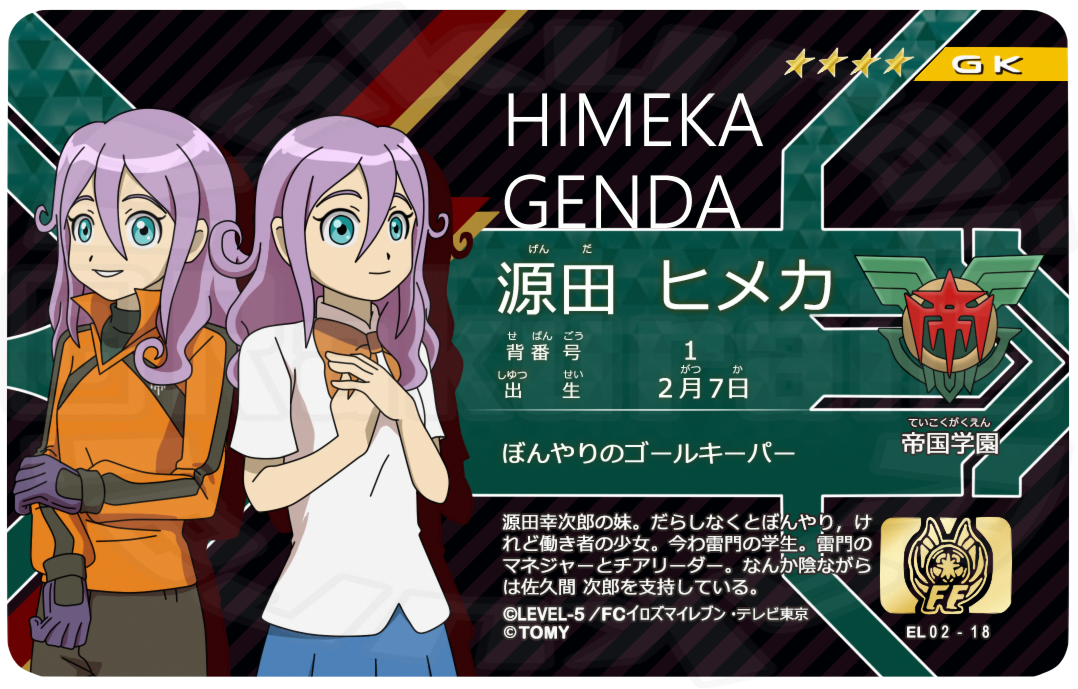 Commission  Eleven License Genda Himeka by RakuraiKaze on DeviantArt