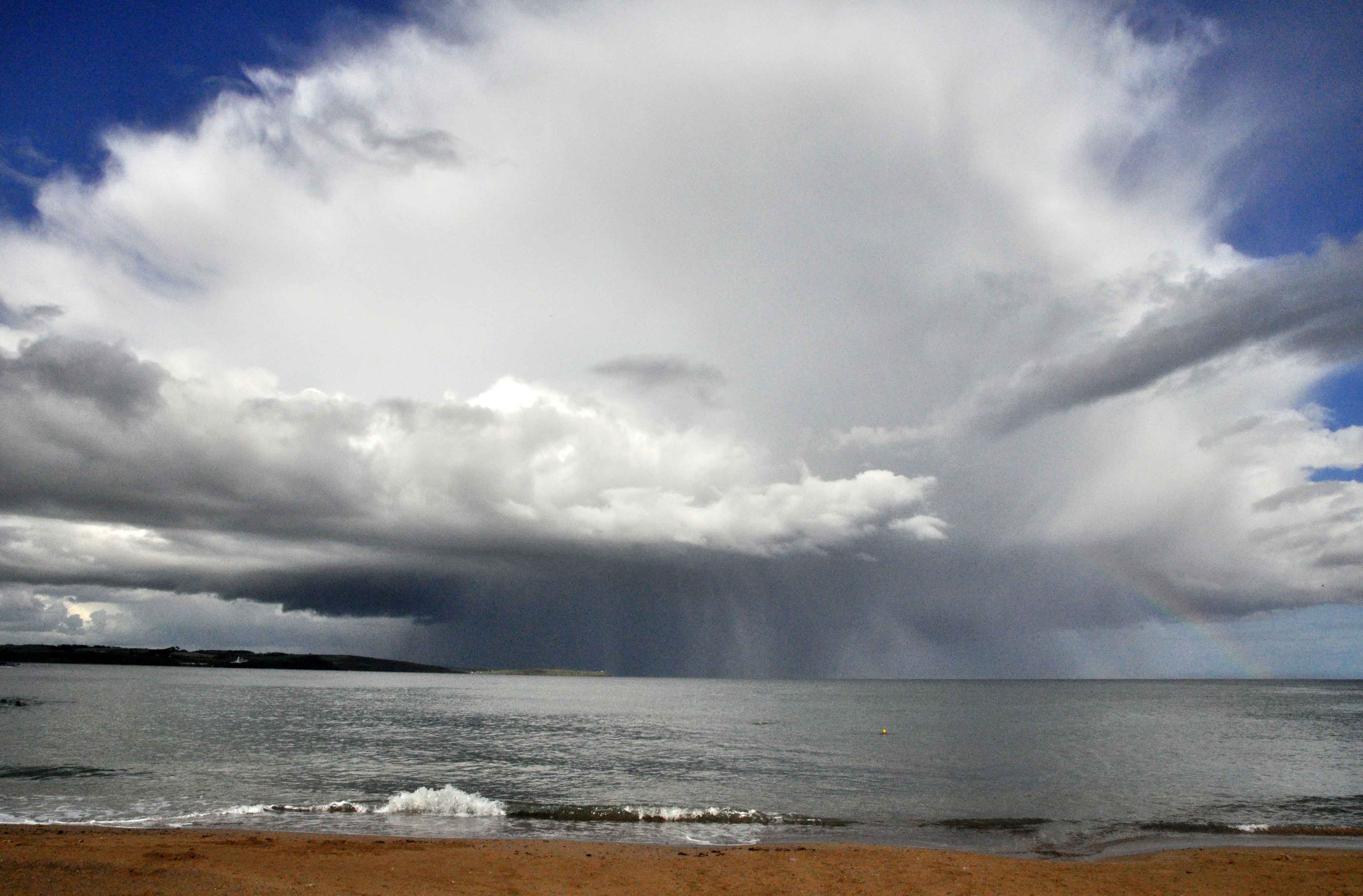 Roches point cloudburst