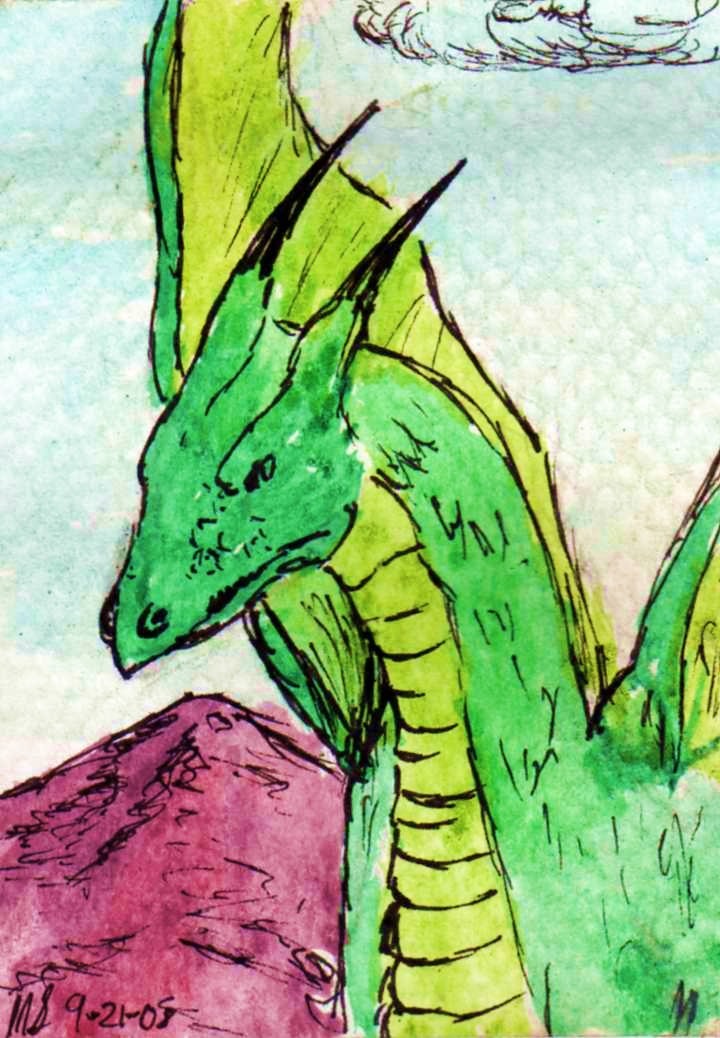 Watercolor Dragon