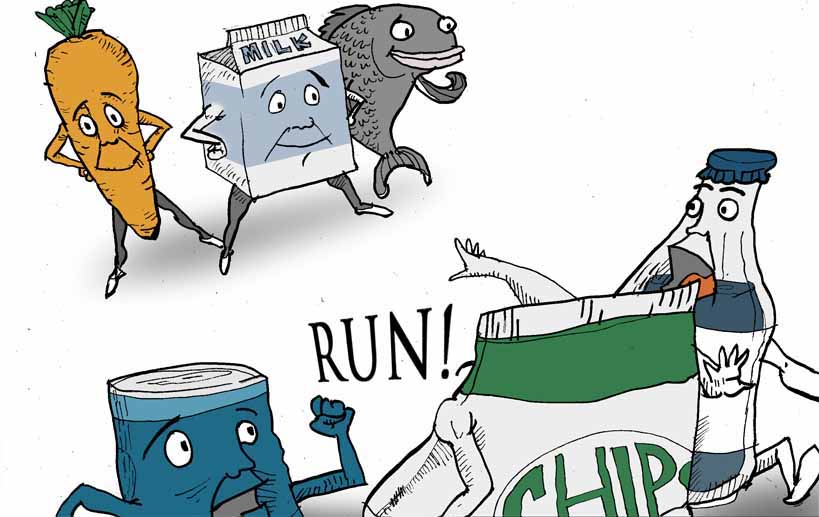 Nutrition Month Cartoon by juanandelisa on DeviantArt