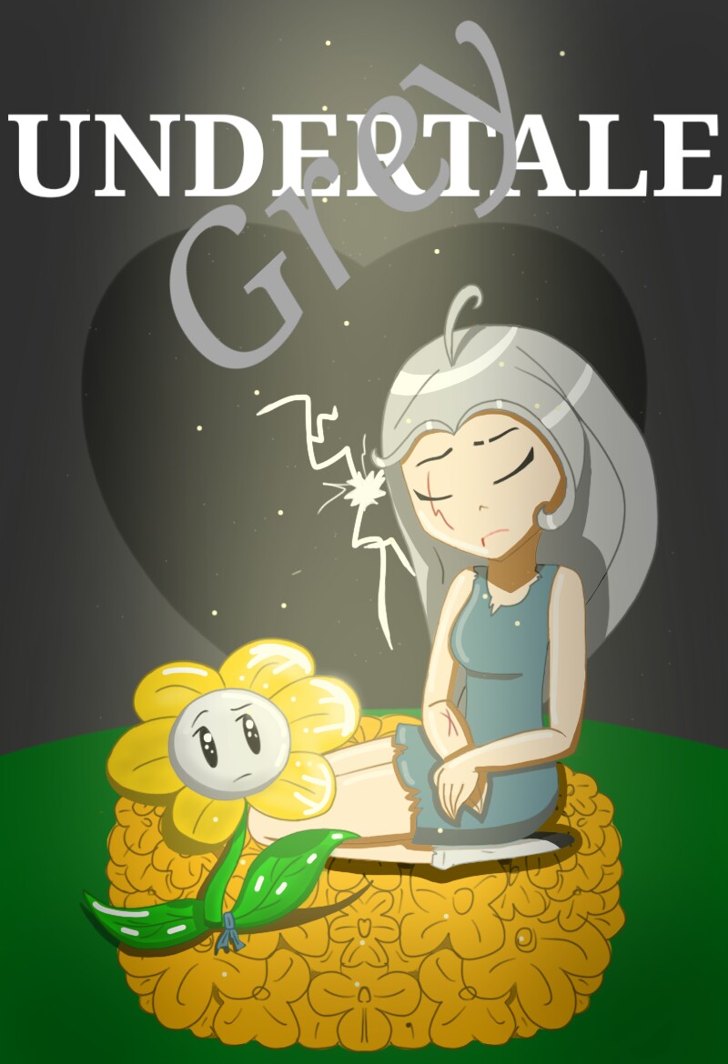 Undertale Grey poster