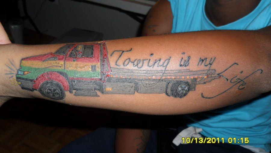Tow Truck Tattoo by MJMTattoos on DeviantArt