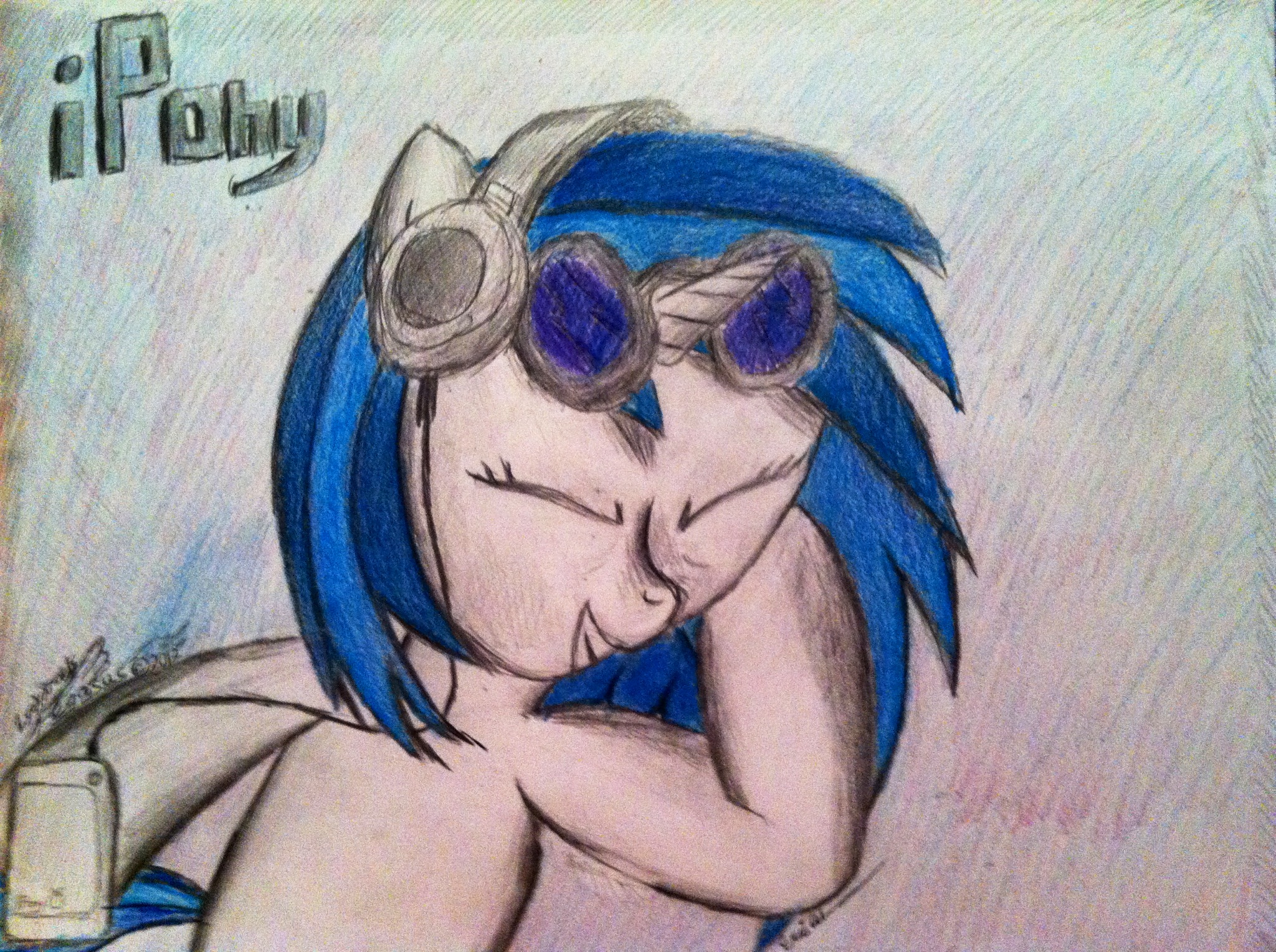 iPONY - Vinyl Scratch by LyokoTravelsPegasus