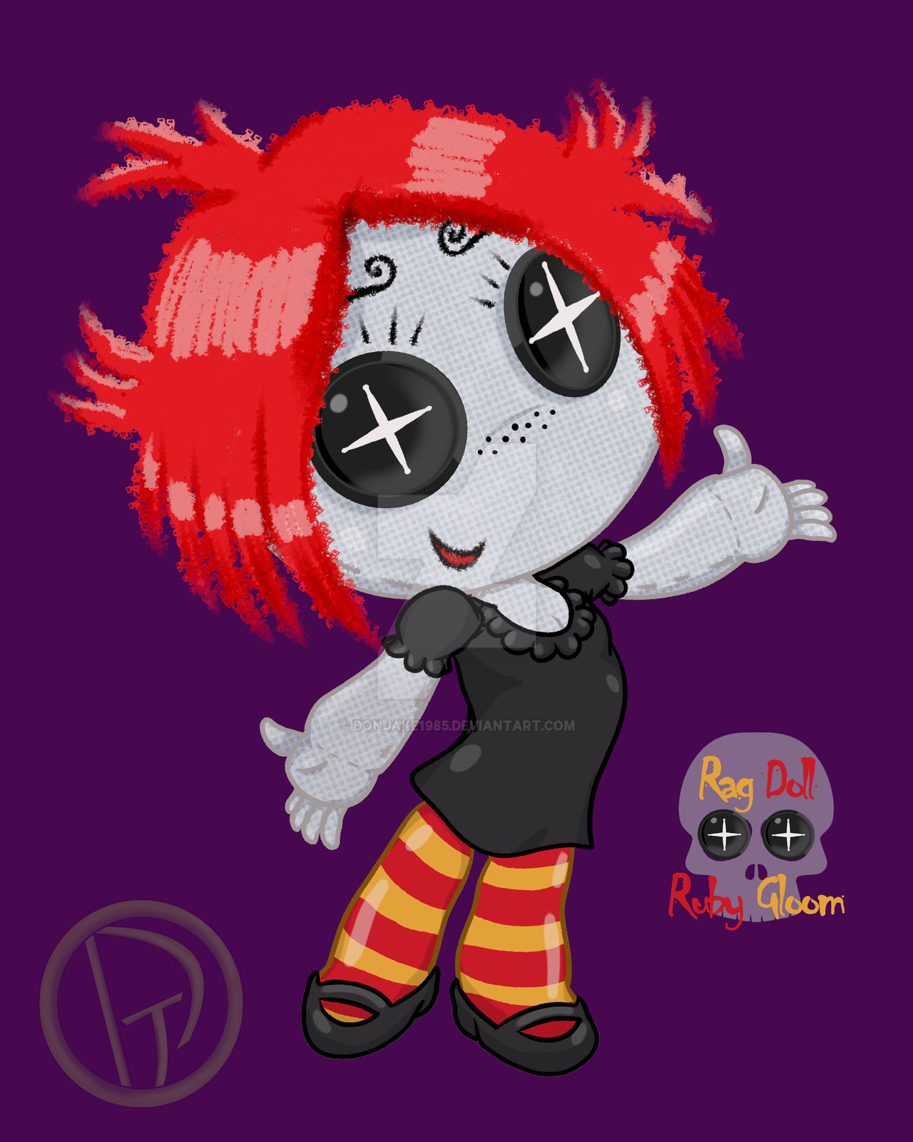 Ruby The Ragdoll Ruby Gloom Rag Doll by Donjake1985 on DeviantArt