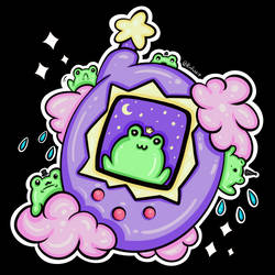 Son the Frog tamagotchi DTIYS