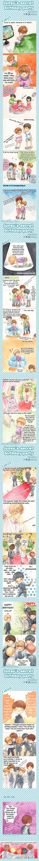 Junsu's secret birthday party