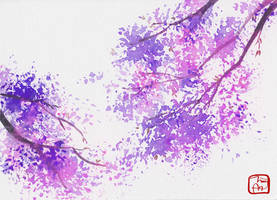 purple tree