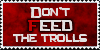Say No To Trolls Stamp by oOLadyLuckOo